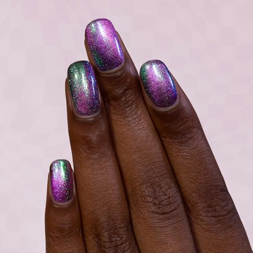 ILNP Warped - Green to Purple Magnetic Shimmer Nail Polish - Vegan, Cruelty Free, Non Toxic