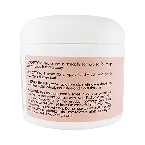 Hand and Foot Glycolic Shea Butter Rich Moisturizer 4 oz / 118 ml