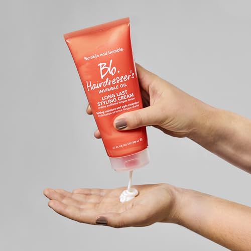 Bumble and bumble. Hairdresser's Invisible Oil Long Last Styling Cream | Hydrating, Anti Frizz, Prevents Split Ends, Color Safe | Curly, Wavy, Straight | With Argan Oil, Coconut Oil + Grapeseed Oil