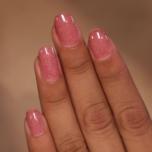 ILNP Rosalie - Rosy Pink Holographic Jelly Nail Polish