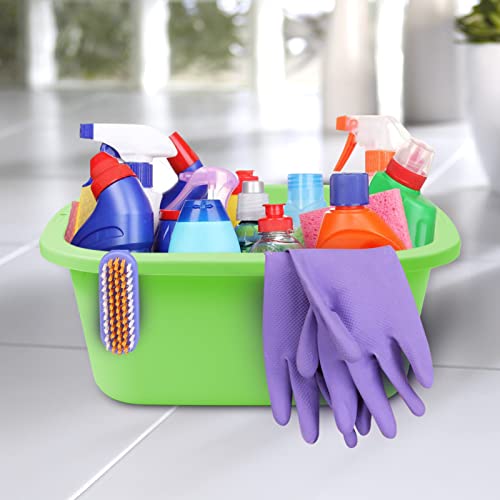 HOMELEX Foot Soaking Bath Basin, Large Size Feet Massager Tub, at Home Spa Pedicure Treatment, 2 Pack Green&Blue