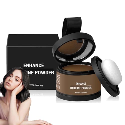 Maycheer Hairline Powder for Women Men, Maycheer Hair Shadow, Maycheer Magic Root Cover Up, Maycheer Hair Rich Shading Powder, Enhance Hairline Powder (11 Light Brown)