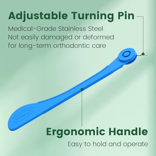 5 Count Universal Expander Keys, Dental Orthodontic Expansion Key Tool for Palatal Expanders