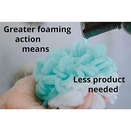 3-Pack Facial Buff - Foam Scrubber Loofah for Exfoliation & Cleansing Face - Removes Oil, Dirt, Dead Skin & Makeup - Sensitive, Dry, Oily or Combination Skin - Gentle to Clinical Strength (Pink)