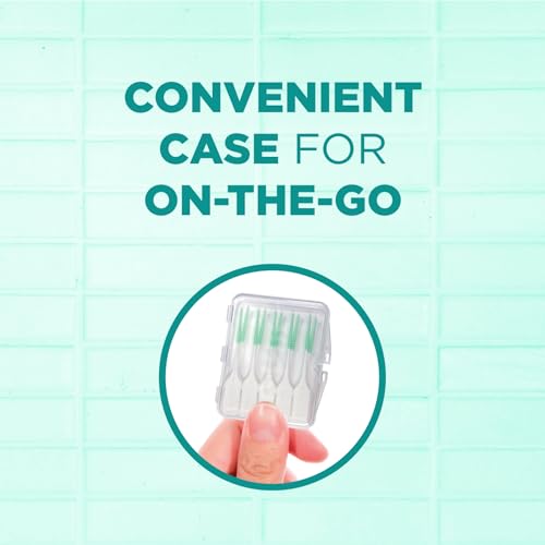 GUM Soft-Picks Original, Easy to Use Dental Picks for Teeth Cleaning and Gum Health, Disposable Interdental Brushes with Convenient Carry Case, Dentist Recommended Dental Picks, 320ct