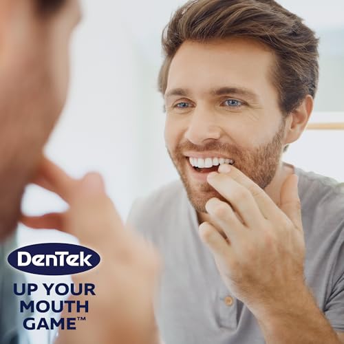 DenTek Comfort Clean Sensitive Gums Floss Picks, Soft & Silky Ribbon, 150 Count, 3 Pack