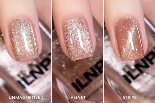 ILNP Teddy - Light Teddy Bear Brown Magnetic Holographic Nail Polish
