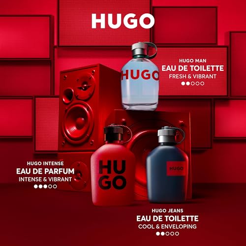 Hugo Boss Intense Eau de Parfum – Fougère Men's Cologne – With Notes of Red Apple, Thyme & Leather – Long Lasting Fragrance