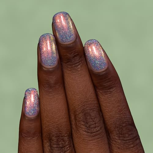 ILNP Bluebell - Enchanting Sky Blue Shimmer Nail Polish