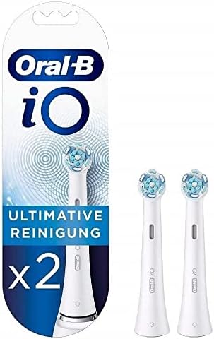 Braun Oral-B 4210201319795 iO Ultimate Cleaning Brush Heads for Sensational Mouth Feeling 2 Pieces