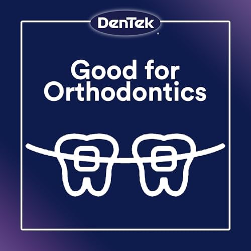 DenTek Easy Brush Plaque Control Interdental Cleaners, Tight, 16 Count, 6 Pack