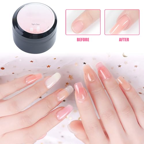 2025 New Nail Repair Protection Gel, Upgrade Instant Cracked Nail Repair Gel Nail Repair Kit for Cracked Natural Nails Quick Fix, Broken Nails Repair Kit for Natural Nails Kit (0.5 Fl Oz (Pack of 1))