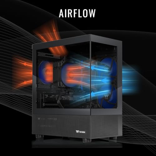 Thermaltake LCGS View i1460-170 Gaming Desktop (Intel Core™ i5-14400F, ToughRam 16GB DDR5 6000MT/s RGB Memory, NVIDIA GeForce® RTX 5060, 1TB NVMe M.2, WiFi, Windows 11) V17B-B760-560-LCS