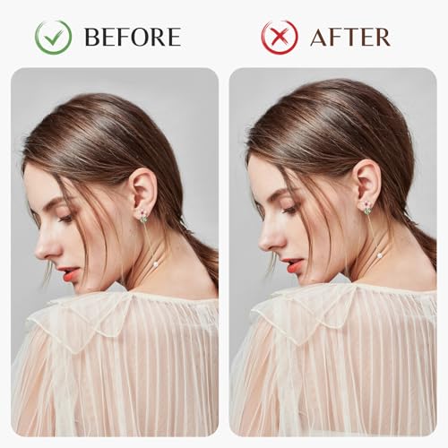 Hair Sponge for Updo,Hair Filler, Hair Donuts for Updos,Volume Hair Bumps Tool, Hair Padding,Dark Brown