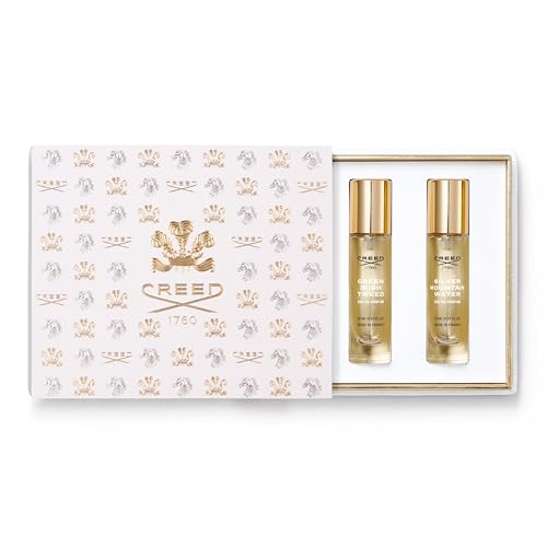 House of Creed Men's Holiday Gift Coffret Set, Features 3 Signature Cologne Scents of Aventus, Green Irish Tweed, & Silver Mountain Water, 3 x 10ml