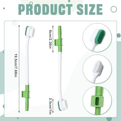 10 Pcs Suction Swab Toothbrush Care Disposable Oral Swab Suction Toothbrush for Machine Sponge Individually Wrapped for Elderly Adults Oral Dental Mouth Care