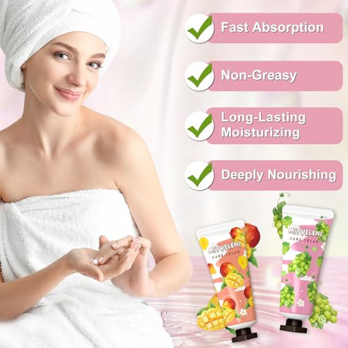 100 Pack Hand Cream Gifts Set, Hand Lotion Travel Size, Teacher Appreciation Gifts, Mothers Day Gifts, Mini Lotion Bulk, Thank You Gifts, Mini Hand Cream Gifts for Women Corworkers Nurse Birthday