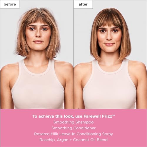 Briogeo Farewell Frizz Rosehip, Argan & Coconut Oil Blend, Argan Oil for Dry Hair, Anti-Frizz, Restore Shine to Dull Hair and Seal Cuticles, Vegan, Cruelty-Free, 1 fl oz