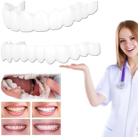 2 Pairs Temporarily Adjustable, Top and Bottom for Men and Women, Nature and Comfortable(White)