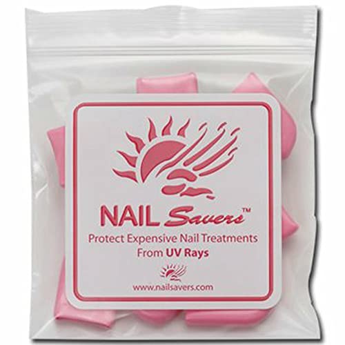Individual Bag (Contains 10 Finger Tips) protect nails from Tanning Beds / UV Rays