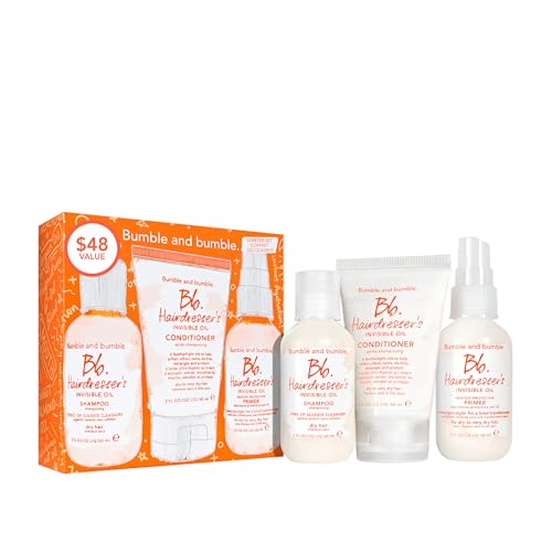 Bumble and bumble. Hairdresser's Invisible Oil Starter Set | Shampoo, Conditioner + Primer | $48 Value, 2 Fl Oz