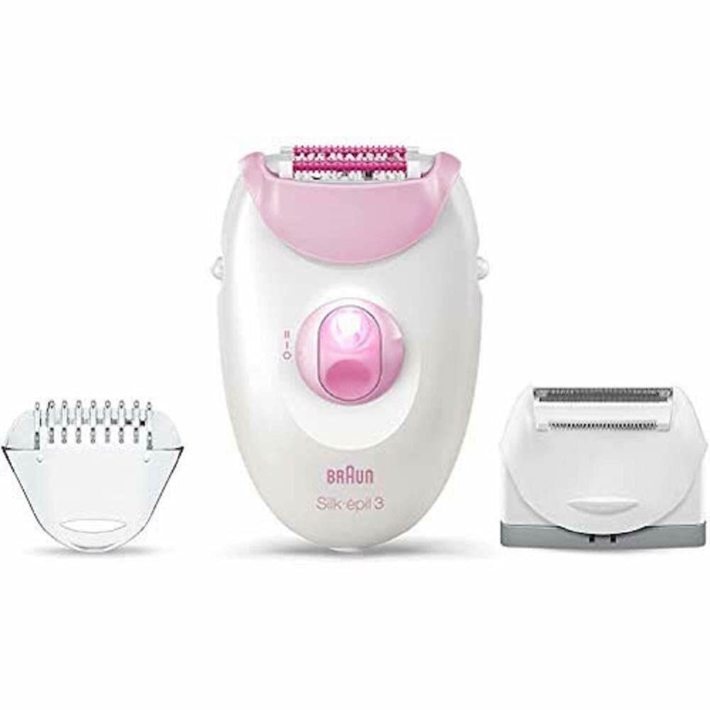 Braun Epilator Silk-Epil 3 3-270, Hair Removal Device, Epilator For Women, Shaver & Trimmer, Hair Removal