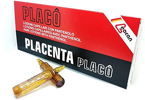 12 x10 ml Vials Placenta Placo Intensive Revitalizing Treatment Against Hair Loss