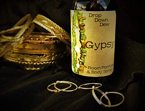 Gypsy Room Parfum, Body Spray, Gypsy Perfume, Patchouli, Saffron, Tobacco, Vanilla, Sage, Sandalwood, Earthy Perfume, NEW LARGER SIZE