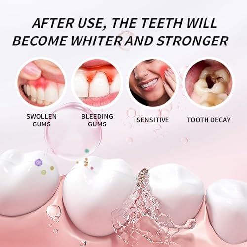 Hydroxyapatite Toothpaste 10% + Niacinamide Whitening - Enamel Repair & Gum Care, Nano Hydroxyapatite for Sensitivity Relief, Fluoride-Free Fresh Breath 4PCS (4)