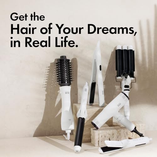 BONDIBOOST Wave Wand Hair Curling Iron Wand [32 mm], 1.25 Inch Ceramic Tourmaline Triple Extra Large Barrels + Long Lasting, Natural Looking Waves + Instant Heat Up for Fast Styling