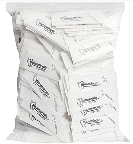 450 Count Unflavored Dental Floss Picks, Individually Wrapped, Travel Dental Flossers