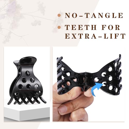 10Pcs Root Lifting Hair Clips for Thick & Thin Hair, Roller Jaw Volume Curly Hair Claw, No Crease Hair Root Lifting Clips for Natural Volume Curls