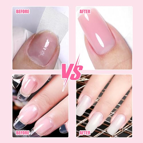 2025 New Nail Repair Protection Gel, Upgrade Instant Cracked Nail Repair Gel Nail Repair Kit for Cracked Natural Nails Quick Fix, Broken Nails Repair Kit for Natural Nails Kit (0.5 Fl Oz (Pack of 1))