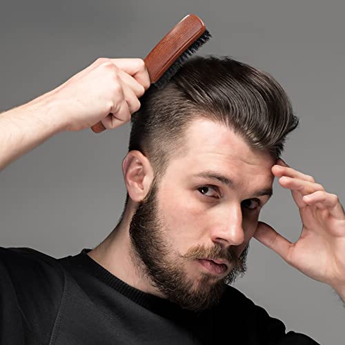 BESTOOL Hair Brush, Boar Bristle for Women Men, Detangling & Styling, Natural Bristles for Thin, Fine Hair