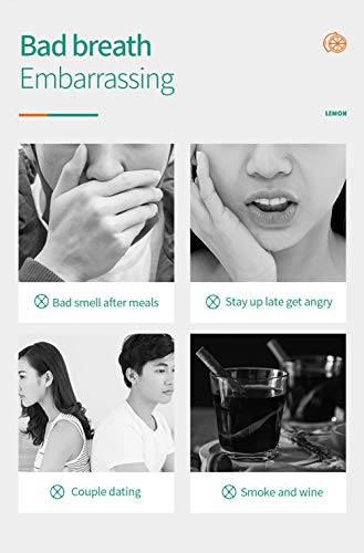 Breath Spray for Bad Breath Fresheners Mouth Spray Mint Oral Care Health Spray for Dry Mouth With Surprise Gifts, 0.5 fl.oz/Bottle (Pack of 2)