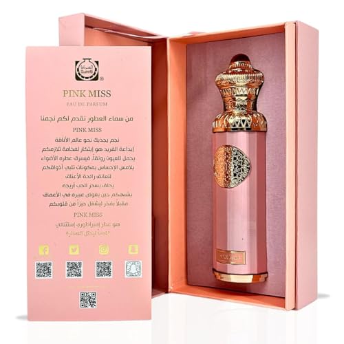 HERITAGE COLLECTION - Pink Miss Eau De Parfum For Women Spray 140ML (4.7 Oz) - Arabian Perfumes For Women, Long-lasting Perfume With A Playful Fruity-floral Fragrance And Elegant Finish