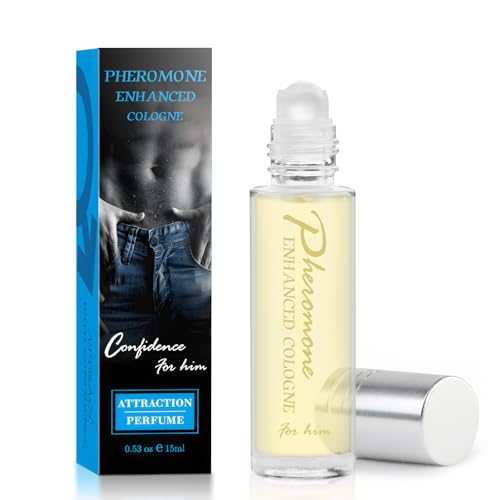 15 mL Pheromone Cologne for Men - Long-Lasting Scent Mens Cologne - Enhanced Confidence & Charisma Pheromone Infused Perfume for Him - Raw Pheromones Men's Colognes, Bold