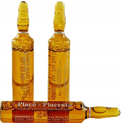 12 x10 ml Vials Placenta Placo Intensive Revitalizing Treatment Against Hair Loss