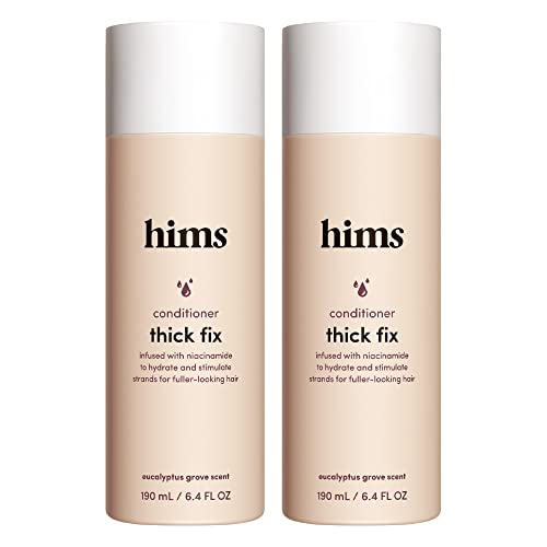 hims Thick Fix Conditioner - Hair Loss Conditioner With Niacinamide - Supports Hair Growth Treatment - Fresh Eucalyptus Grove, 2 pack, 6.4oz