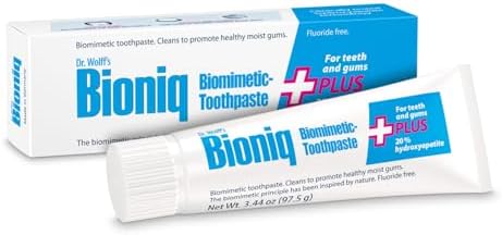 Bioniq Plus Biomimetic Toothpaste with 20 Percent Hydroxyapatite for Teeth and Gums I Clinically Tested I 3.44 oz