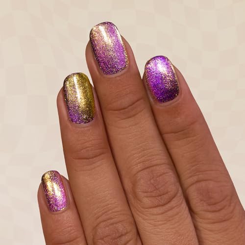 ILNP Unraveled - Gold to Magenta Magnetic Shimmer Nail Polish - Vegan, Cruelty Free, Non Toxic