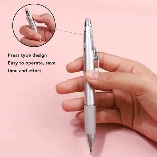 5 in 1 Nail Art Dotting Pen, Nail Dotting Pen Nail Art Dotting Tools in Ballpoint Pen Design Kit, Nail Art Tip Dot Paint Manicure Kit, Professional Nail Art Tool for Beauty Salons DIY (1PC, One Size)