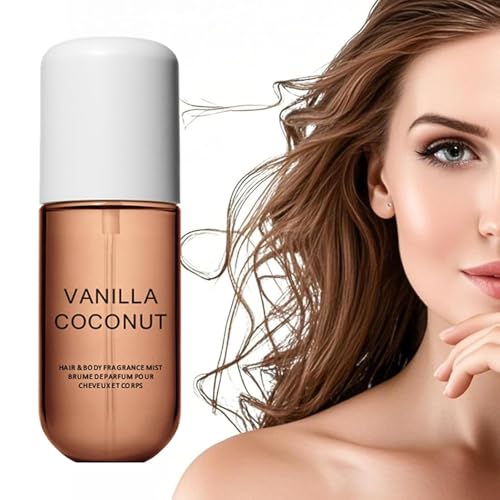 Heavy Cream & Vanilla Perfume Fragrance Mist, Sweat-Proof Portable Elegance, Body Spray for Men Long-Lasting Scent, for Hair & Body Vanillas Skin Hair Perfume (1)