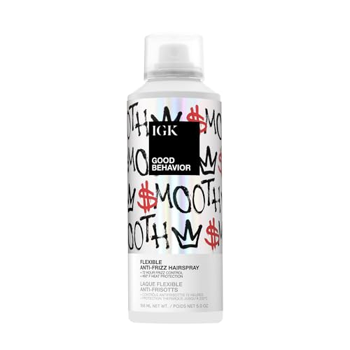 IGK Good Behavior Smooth Flexible Anti Frizz Hairspray 168 ml / 5 oz