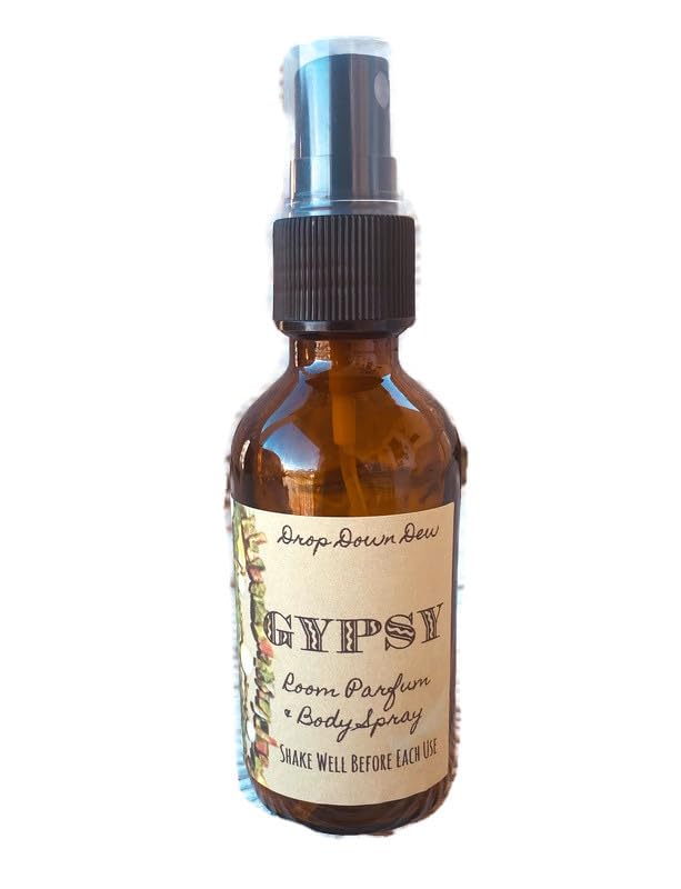 Gypsy Room Parfum, Body Spray, Gypsy Perfume, Patchouli, Saffron, Tobacco, Vanilla, Sage, Sandalwood, Earthy Perfume, NEW LARGER SIZE