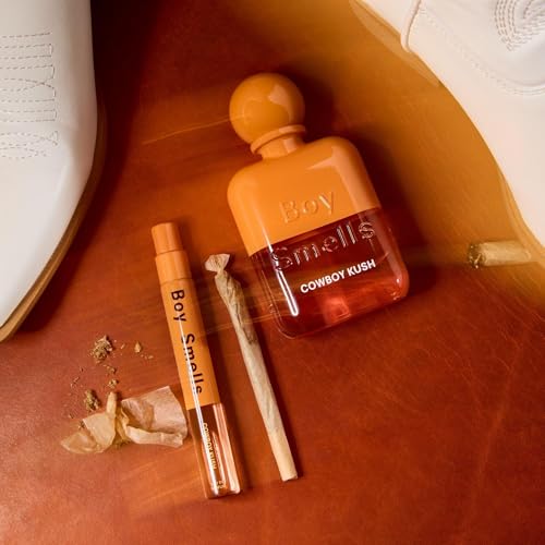 Boy Smells Cowboy Kush – Patchouli Scent – Spicy Aromatic Fragrance with Leather & White Oud – Eau de Parfum for All Genders - 50 ml