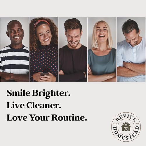 Hydroxyapatite Tooth Powder by Revive Homestead | Remineralizing Toothpaste Powder | Fluoride-Free | Whitening | Natural | 2 oz Amber Glass Jar (with Erythritol) (Wintergreen)