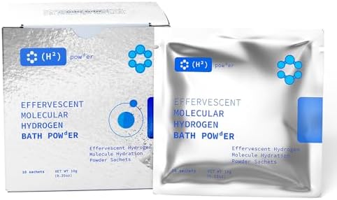 Hydrogen Bath Bomb | 10 Sachets | 100 Grams | Effervescent Formula
