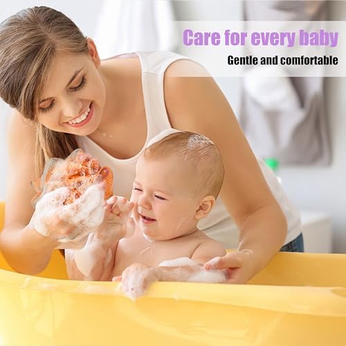 20 Pack Mini Shower Loofah Bath Sponge 20G, Soft Travel Size Nylon Mesh Puff for Body Wash, Loofah Shower Exfoliating Scrubber Pouf for Women and Men, Full Cleanse, Beauty Bathing Accessories