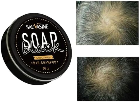 Gray Hair Reverse Shampoo Bar，Black Hair Soap for Deep Clean The Scalp Grey for Unisex Shampoo Soap for Women and Men